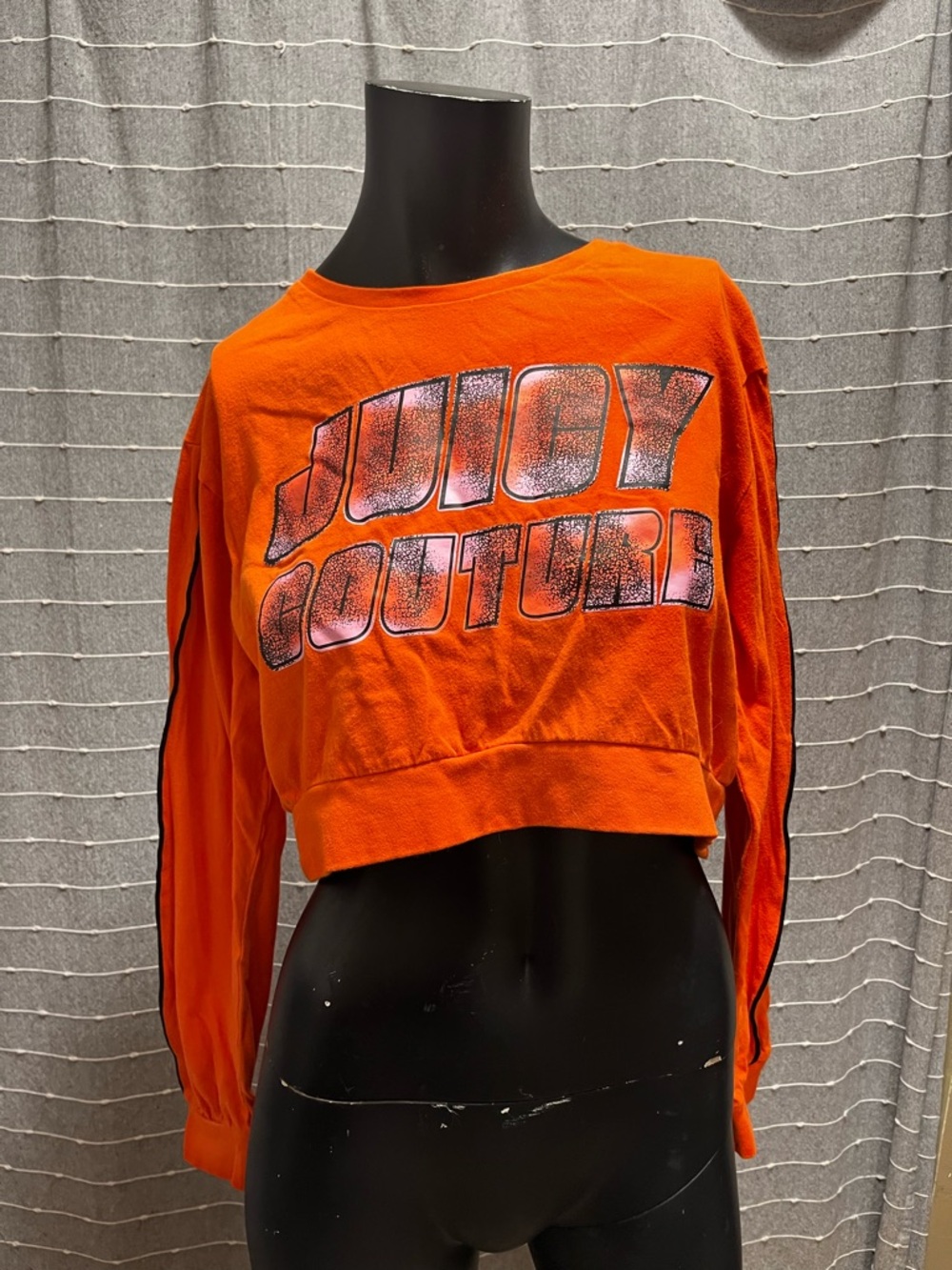 Juicy Couture Bonfire Orange Crop Top